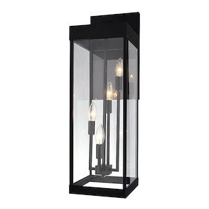 Windsor - 4 Light Outdoor Wall Lantern-22.5 Inches Tall and 8 Inches Wide